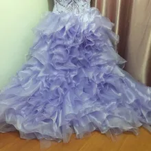 Лаванды Пышное Бальное Платье С Бисером Дешевые Quinceanera платья Sweet 16 платья Vestidos De 15 Anos