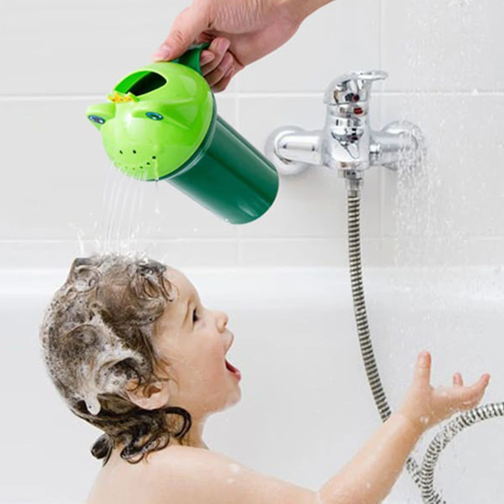 Summer Frog Kids Baby Shampoo Cup Newborn Shower Cup Infant Bath Cup