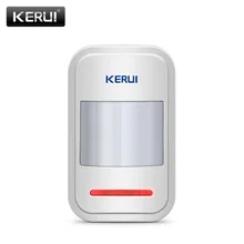 KERUI перезаряжаемый 5 В USB беспроводной PIR датчик движения Детектор для сенсорной панели GSM PSTN домашняя охранная сигнализация