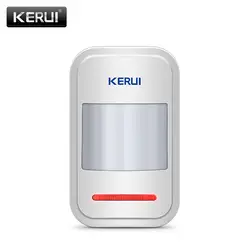 KERUI Перезаряжаемые 5 в USB беспроводной движения PIR сенсор детектор для Touch панель клавиатуры GSM PSTN охранных защита от взлома системы