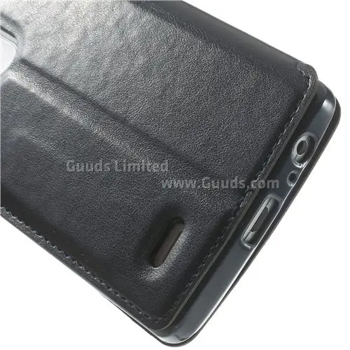 Roar Korea Noble Quick Circle Leather Flip Cover for LG G3 D850 D855 LS990 - Navy