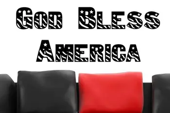 

God Bless America quote wall sticker quote decal wall art decor