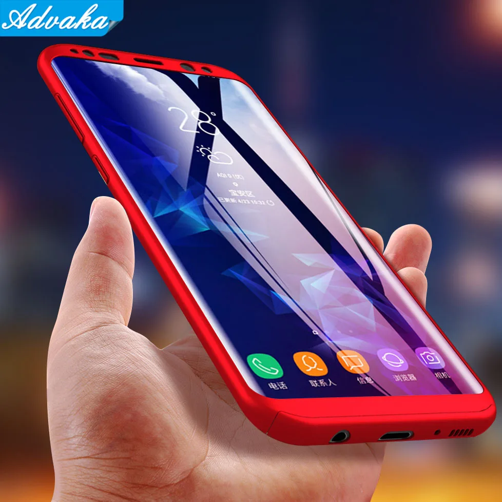 

Advaka Luxury 360 Full Degree Cover Phone Case For Samsung S7 Note8 S7 Edge S9 Case For Samsung Galaxy S9 S8Plus Shockproof Case
