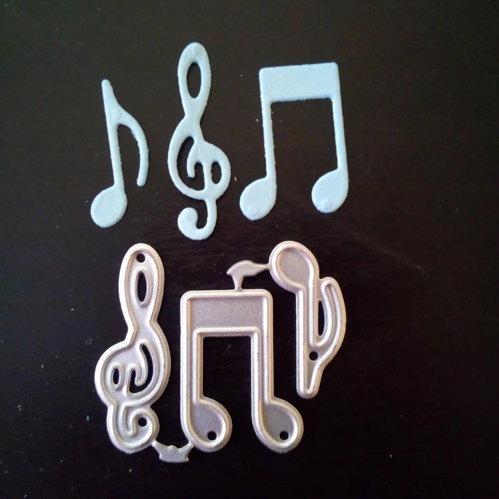 

7.4x25.8mm Music Note Cutting Dies Stencil for DIY Scrapbooking Photo Album Paper Card Decorative Craft Cutting Dies 2019 New