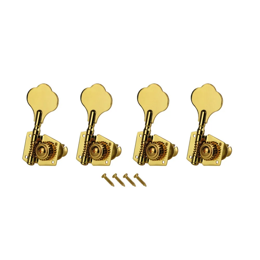 4pcs Right handed Bass Guitar Tuning Pegs Machine Heads Keys Tuners