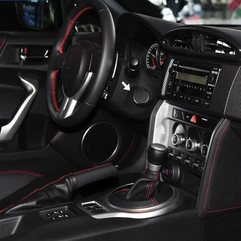 SRXTZM для Subaru BRZ Toyota 86 углеродное волокно кнопка запуска двигателя автомобиля