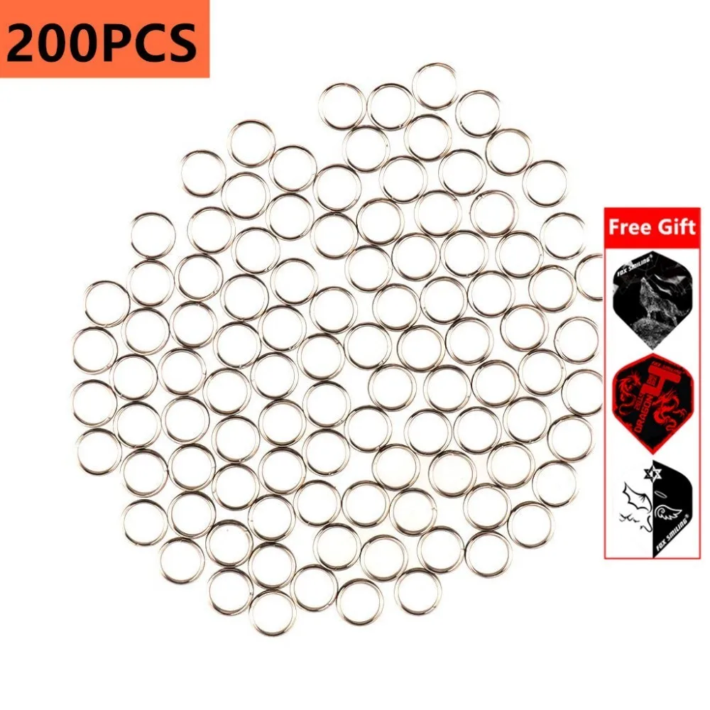 200pcs Professional Dart Shaft Steel Ring For Nylon Darts Shafts Dart Accessories With Good Quality Indoor Dartboard Games 200pcs Professional Dart Shaft Steel Ring For Nylon Darts Shafts Dart Accessories With Good Quality Indoor Dartboard Games