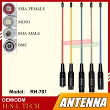 BNC/SMA мужской/женский для Kenwood Icom Yeasu радио VX-6R Wouxun Tonfa TYT Baofeng Puxing PX-333 UV-985 ZT-2R иди и болтай Walkie Talkie антенна