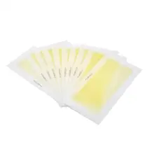 10 шт./компл. летние профессиональные восковые полоски для удаления волос для депиляции двухсторонний холодный воск бумага для бикини на одну ногу тело лицо