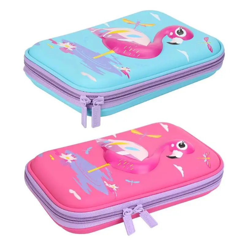 

Kids Cute Cartoon Swan Pencil Bags EVA Large Capacity Students Pencil Case