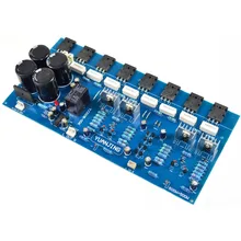 2SC5200 2SA1943 400W + 400W Pure Post-amp High Power Amplifier Board 2sc5200 2sa1943 c5200 1943 ac32v 150w 150w 4r 2 0 channel hifi diy amplifier board with rectifier speaker protection radiator