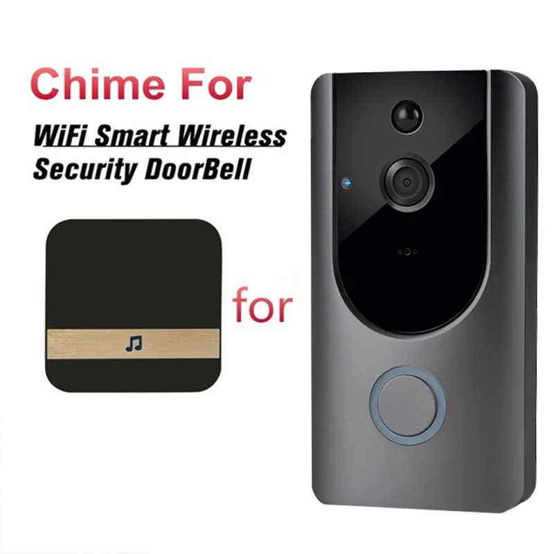HD 720P умный wifi дверной звонок беспроводной домофон дверной звонок с камерой Обнаружение движения Ночное видео Водонепроницаемый дверной Звонок