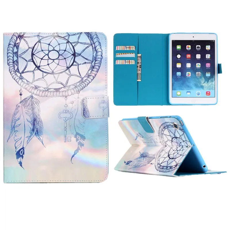 For Ipad Air 5 Case Flip PU Leather Smart Cover Fashion Big Finger Words Wallet Stand Card Slots Tablet Covers For Apple Ipad 5  (13)