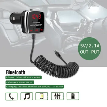 

Multi-Function Car kit MP3 Player Wireless FM Transmitter Hands Free Modulator High Quality Car charger compact design USB/SD