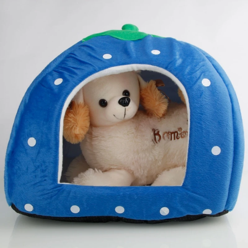 Soft-Cotton-Cute-Strawberry-Style-Multipurpose-Pets-Dog-Cat-House-Nest-Yurt-Size-L-Deep-Blue_9_800x800