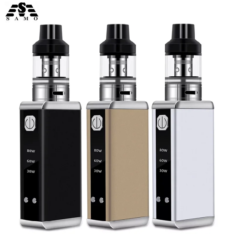 Новая электронная сигарета 80 Вт набор Vape ручка электронные сигареты пригодный