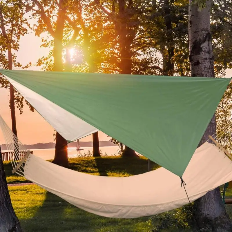 

Waterproof Silver Coating Outdoor Camping Survival Sun Shelter Shade Awning Shade cloth Multifunction Tent Picnic Mat New