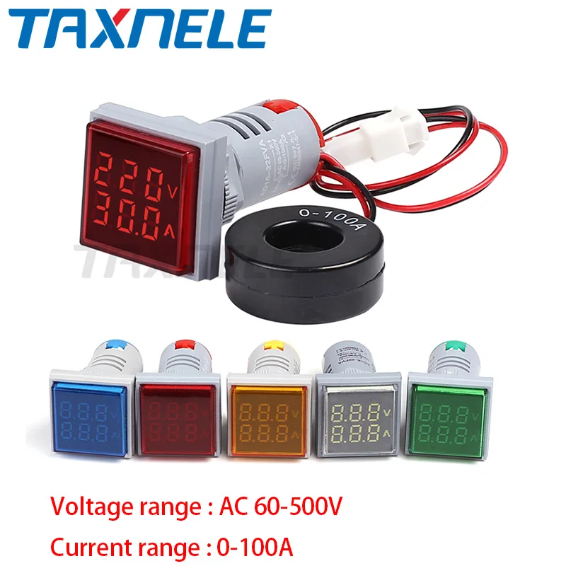 shipping them globally Heart move low price LED Circular Voltmeter Digital Display Gauge Voltage