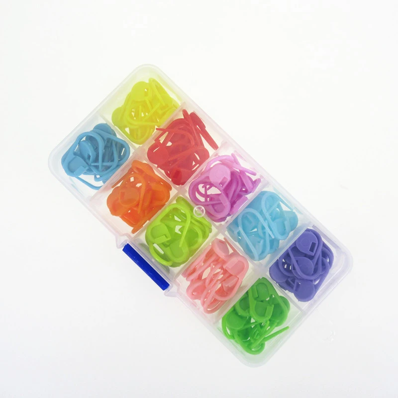 Multi-Color Plastic Small Buckle Safety Pin Markers Multi-Functional Knitting Accessories DIY Handmade Materials