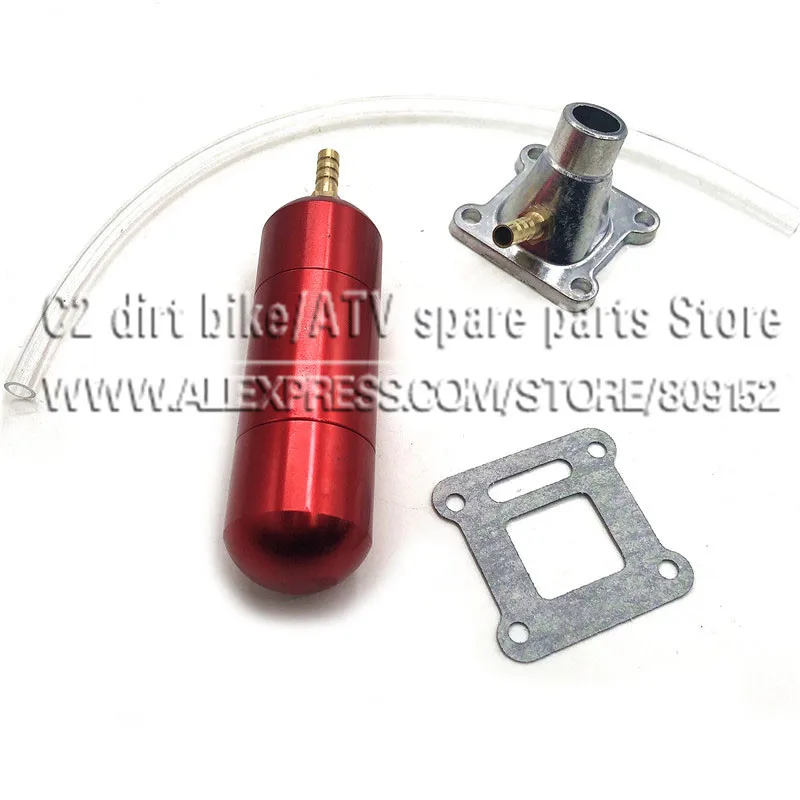 Racing Aluminum Red Boost Power Bottle + Intake Pipe Gasket