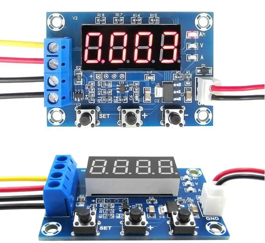 3,7~ 30v 12v 24v тестер емкости аккумулятора свинцово-кислотная литиевая батарея Амперметр