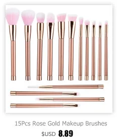 10 шт Pro Make Up Brush Set Высокое качество лица смешивания кисти Наборы Красота волосы пудра выделить контур кисти