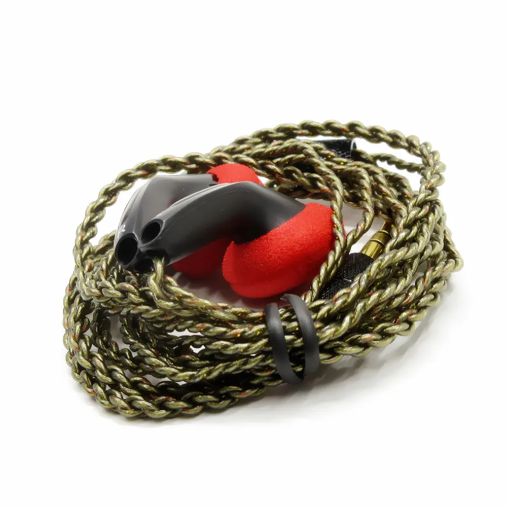 Wired Earphones In Ear Earphones DIY EMX500 In-ear Earphones Flat Head Plug HiFi Bass Earbuds DJ Earbuds Heavy Bass