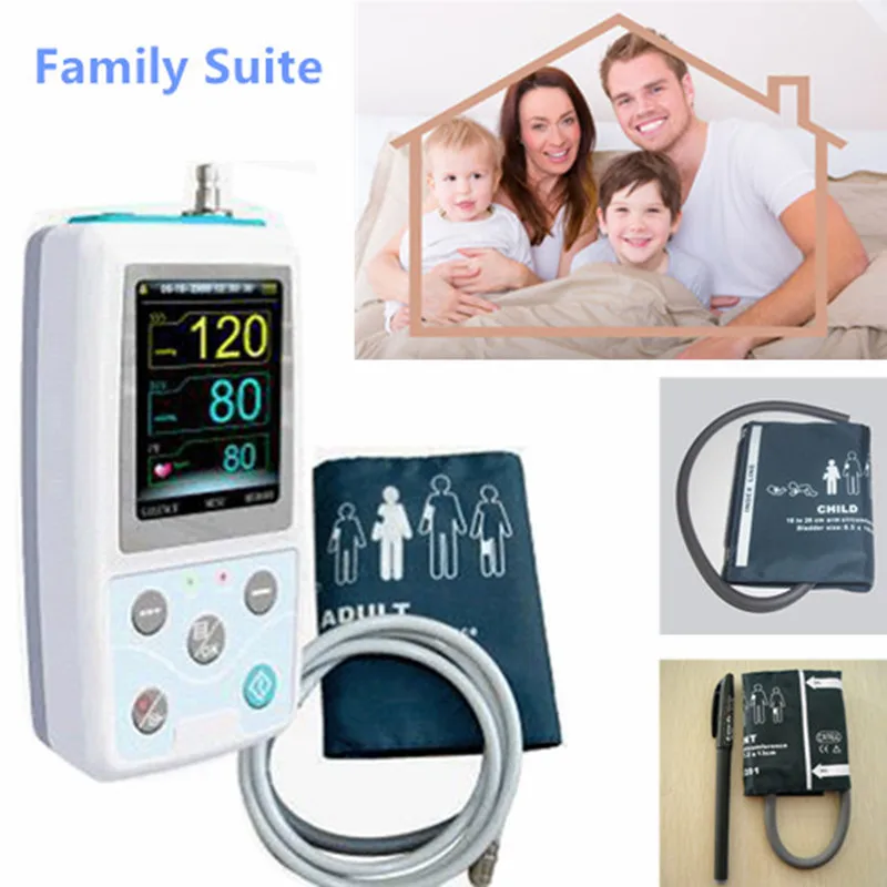 Contec ABPM50 Handhold Blood Pressure Monitor ,24 Hours Ambulatory NIBP