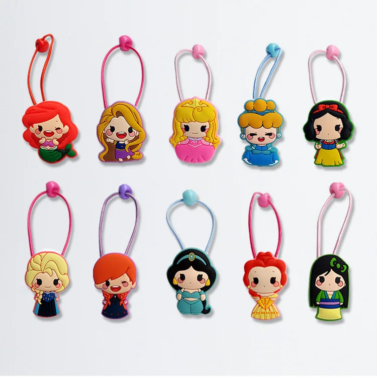 

Disney frozen doll accessories pvc children's hair band rubber band headdress Aisha Action Figures hair clips for girls