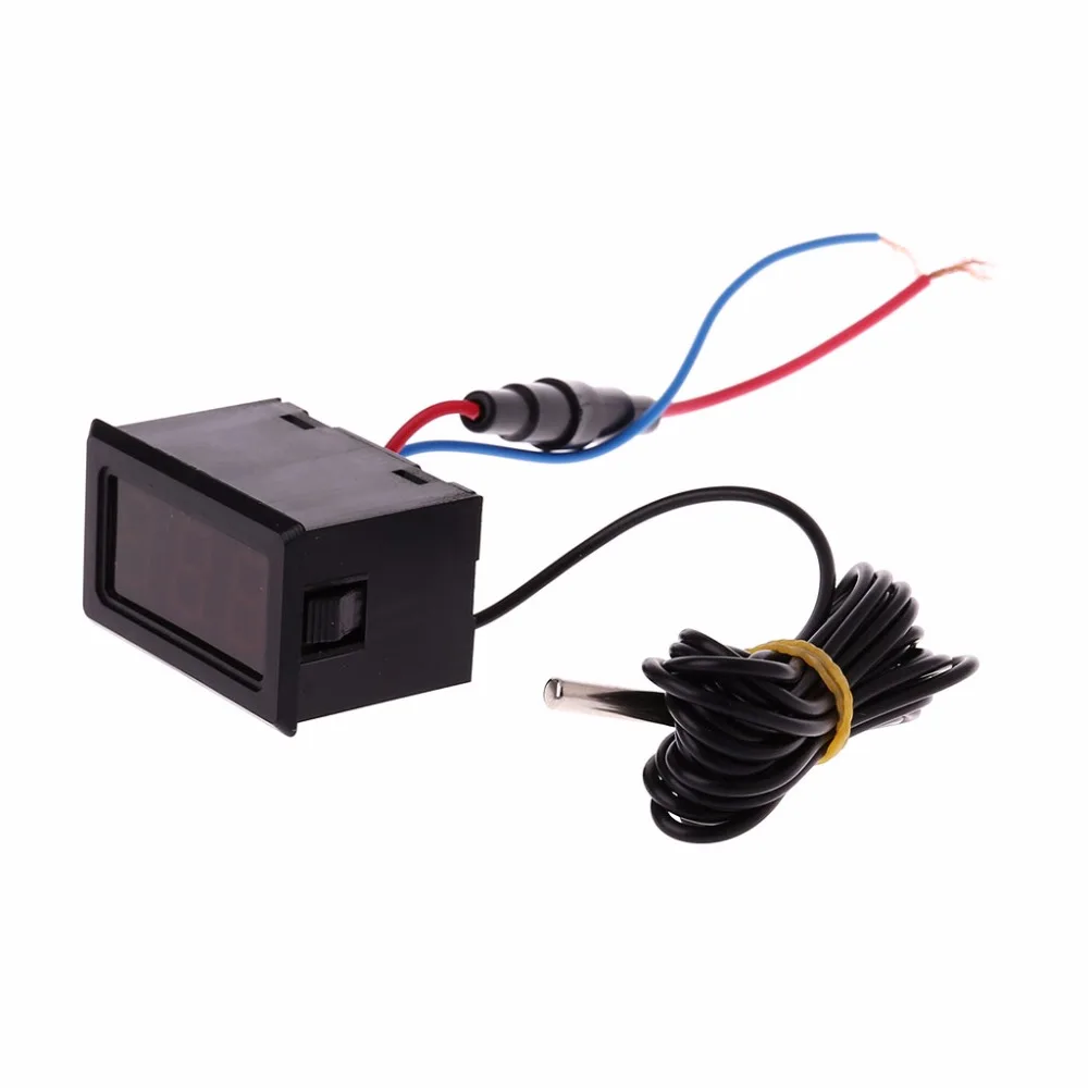

Digital LCD Display Thermometer 110V 220V 100-230V Temperature Sensor w 2m Probe