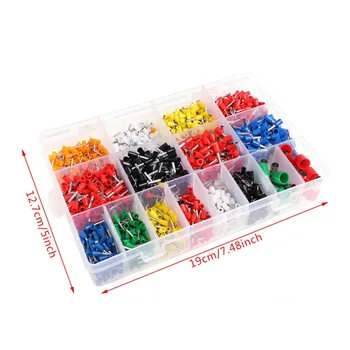 

2120 Pcs Insulated Cord Pin End Terminal Bootlace Ferrules Kit Set Wire Copper Wiring Accessories