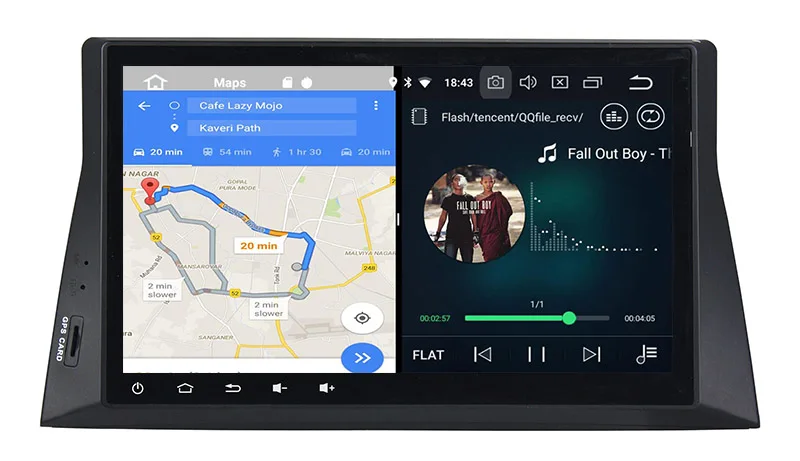 Top Belsee for Honda Accord 8 2008 2009 2010 2011 Low Level Android 8.0 Head Unit 8 Core Car Radio GPS Navigation Stereo Video wifi 3
