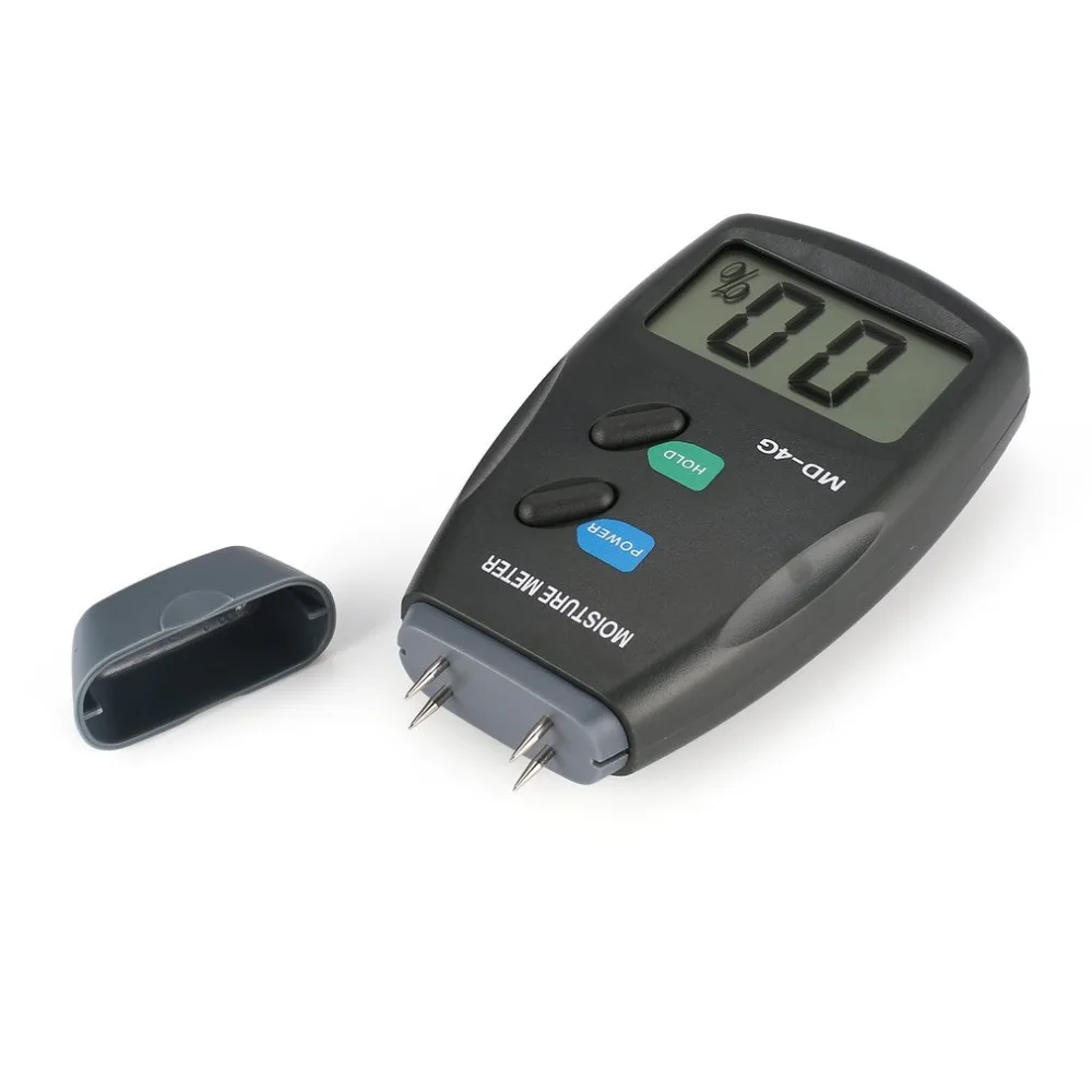 

DropshippingMD-4G 4 Pins Digital LCD Wood Moisture Humidity Meter Analyzer Hygrometer Timber Damp Detector Tester Range 5% - 40%