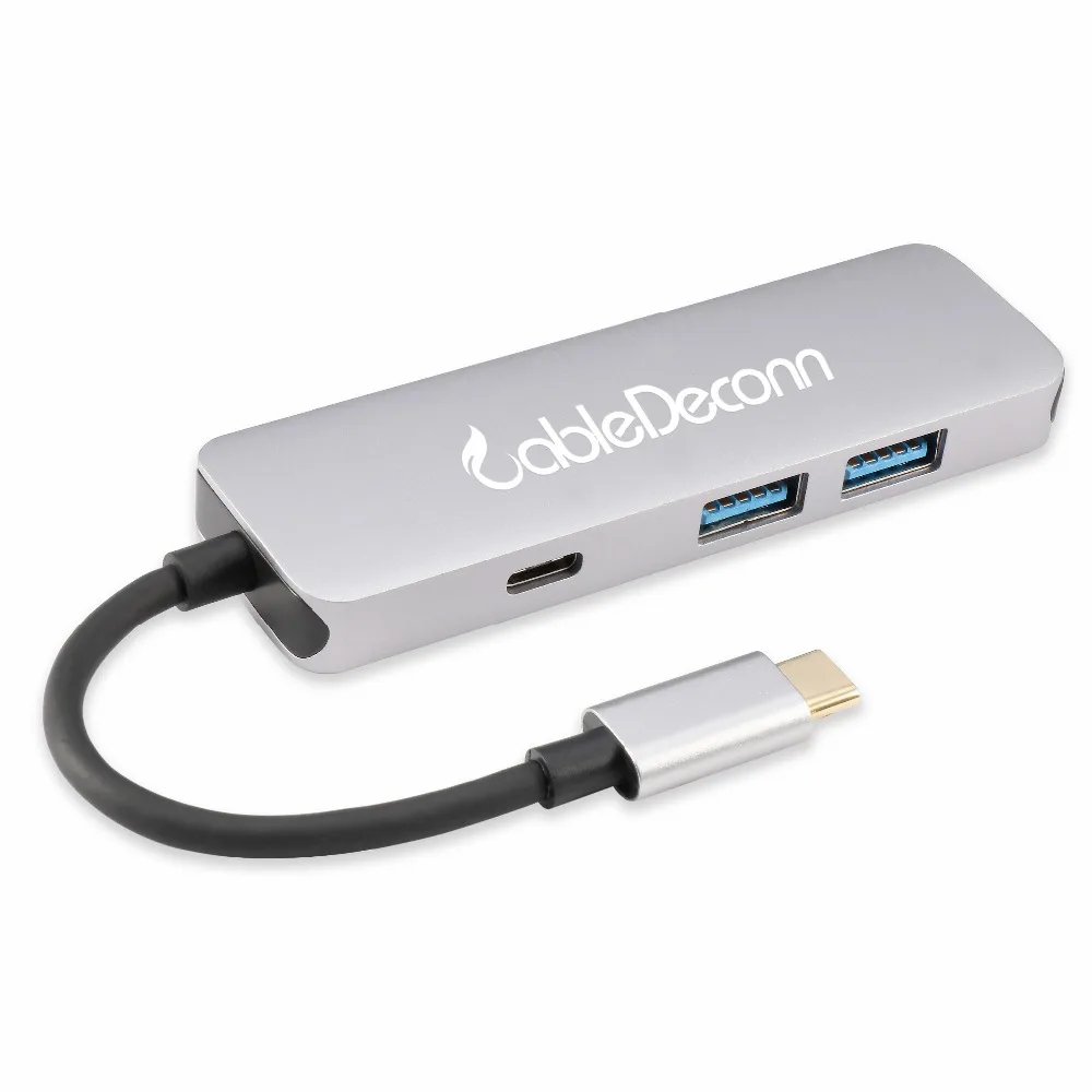 USB C HDMI док станция usb концентратор 3 1 type в адаптер конвертер для MacBook Pro 2017Google Samsung