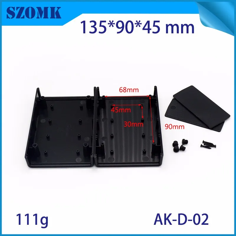 szmk plastic desktop enclosure electronics junction box instrument housing plastic abs control box hot sale project box plastic housing (3)