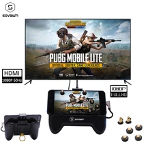 PUBG контроллер мобильный геймпад HDMI дисплей адаптер игровой коврик джойстик для iPhone Android такой же экранный преобразователь к телевизору проектор