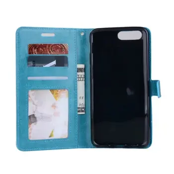 

100pcs/lot free shipping Soft TPU + PU Leather Crazy Horse Wallet Case for iphone X