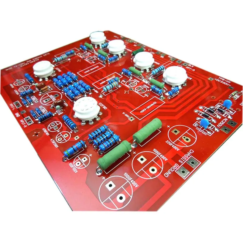 Hi-End стерео Push-Pull EL84 вакуумный ламповый усилитель PCB DIY Kit AUDIONOTE PP схема с емкостью D4-004