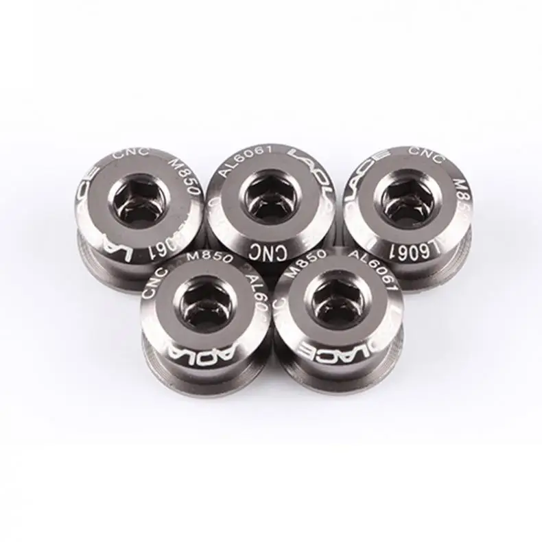 5 шт. болты для велосипедных цепных колес из алюминиевого сплава с ЧПУ MTB дорожный велосипед винты для цепных колец запчасти шатун со звездами для велосипеда инструменты