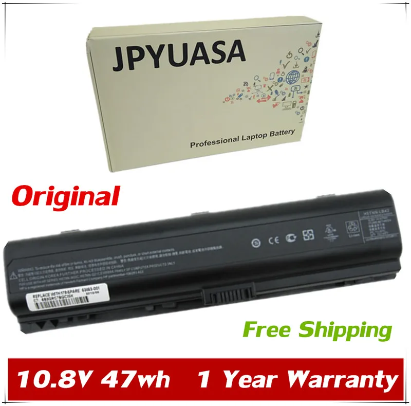 

JPYUASA 10.8V 47wh 4400mAh Original HSTNN-OB42 Laptop Battery For HP Pavilion dv2000 dv6000 V3000 V6000