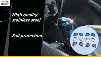

car stickers stainless steel sequins modified gear head for VW Volkswagen POLO BORA JEETA GOLF7 GOLF GTI CC Passat etc