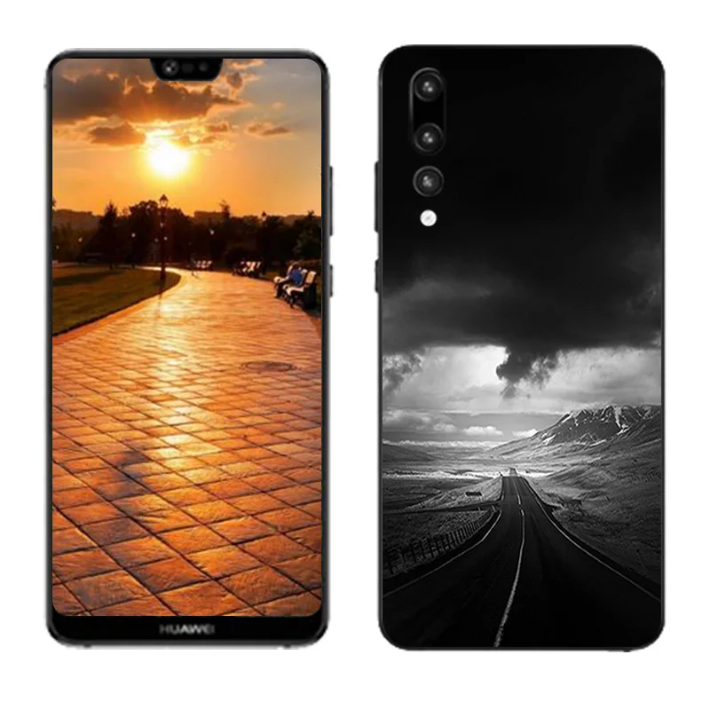 6," для huawei P20 Plus, Настраиваемые Чехлы, мягкий силиконовый чехол для huawei P20 Pro, подходящий для телефона с пейзажем, чехол для huawei P20Pro