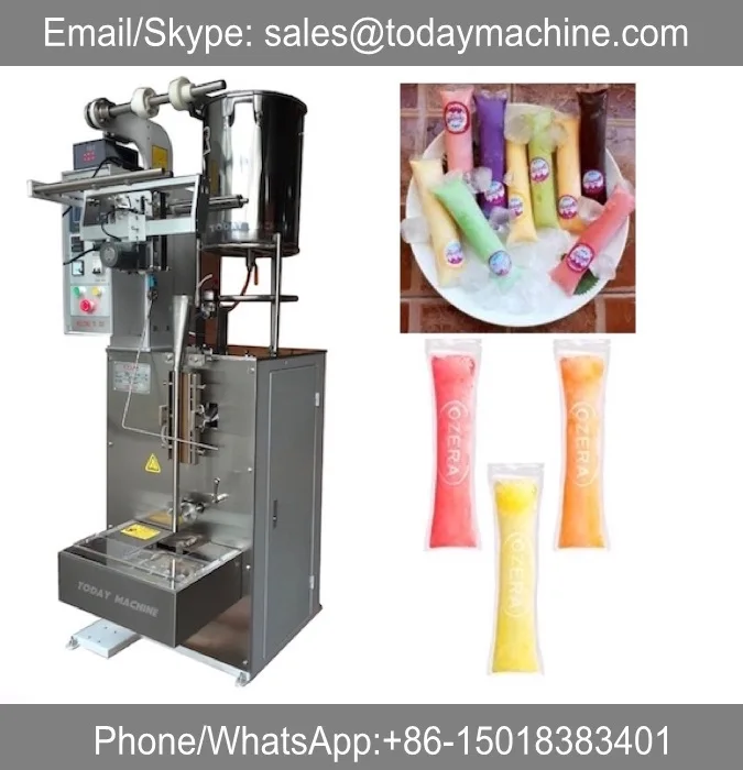 

automatic jelly ice lolly stick pack packing sealing machine