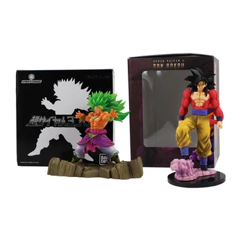

Anime Dragon Ball Z Figure Toys Super Saiyan Broly Gokou Son Goku pvc action figure cartoon anime model doll for gifts
