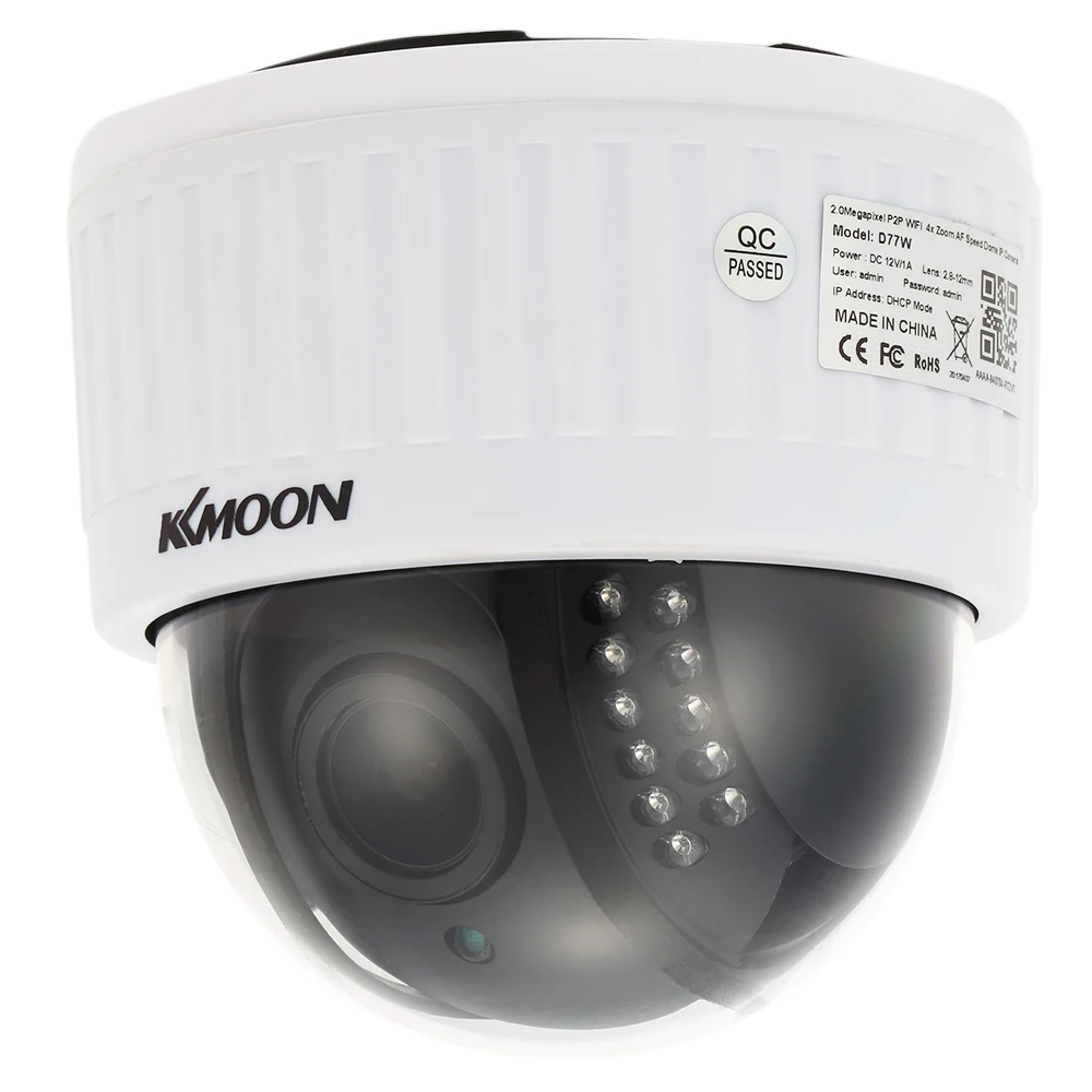 KKmoon 1080 P Беспроводной WI-FI HD Ip-камера PTZ 2.8~ 12 мм Автофокусом 4-КРАТНЫЙ Зум Объектива Крытый безопасности CCTV Камера 2.0MP Ночного Видения Ip камера