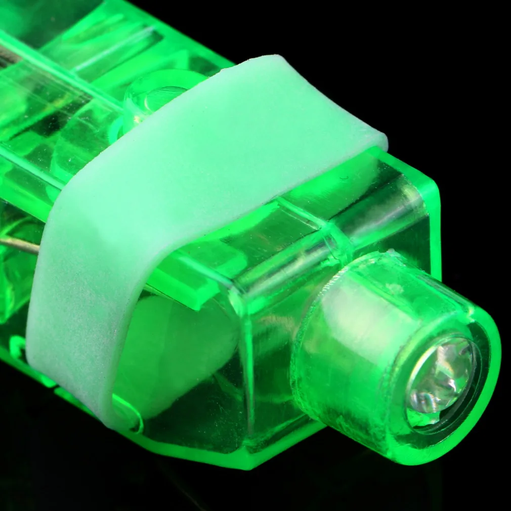 4 шт Многоцветный яркий светодиодный кольцо-лазер на палец светильник лампа луч фонарь для вечерние KTV бар подарок светильник игрушки для детей
