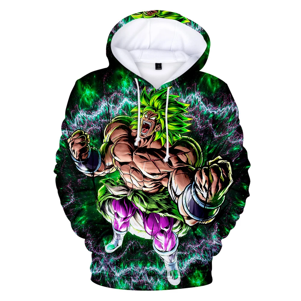 

3D Hoodies Dragon Ball Men's New Sweatshirts Streetwear Hoodies Super Broly Printed Dragon Ball 3D Hoodie Men Clothing