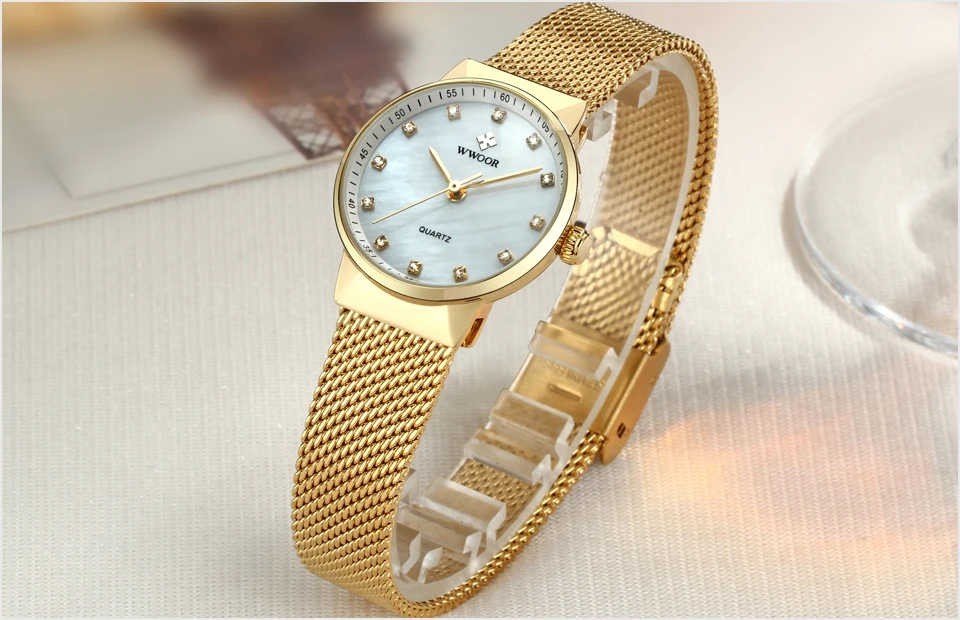 Новый бренд класса люкс просто мода кварцевые часы Для женщин Часы дамы бриллиантами Повседневное наручные женские часы
