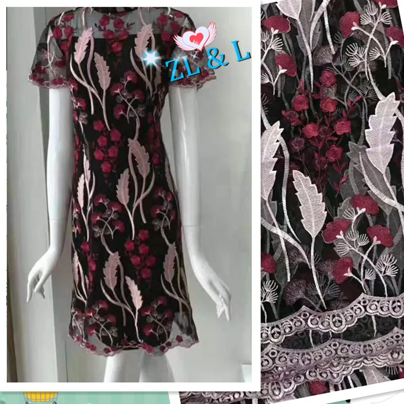 

2019 high quality lace embroidered ribbon French African lace suitable dress dress home supplies DIY clothing accessories fabric