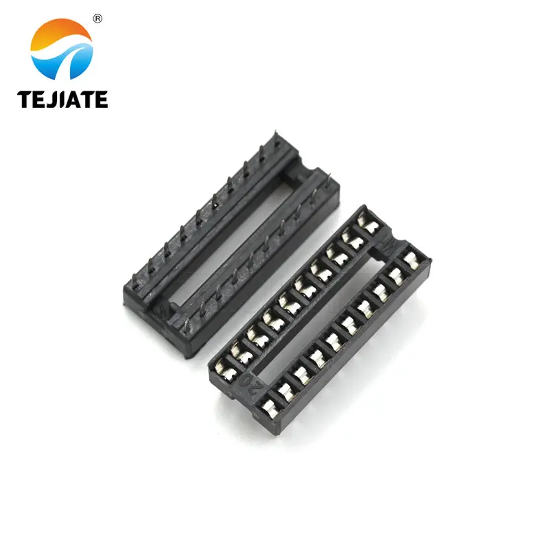 10 шт. IC розетки DIP6 DIP8 DIP14 DIP16 DIP18 DIP20 DIP28 DIP40 шпильки DIP разъем 6 8 14 16 18 20 24 28 40